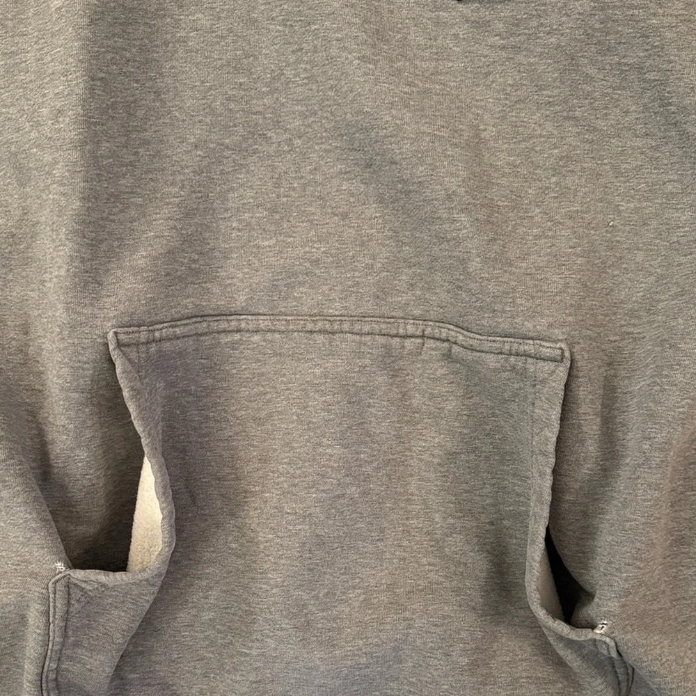 Air Jordan Heavy Gray Fleece Jumpman Hoodie Sweatshirt Embroidered Signature XL - Picture 8 of 12